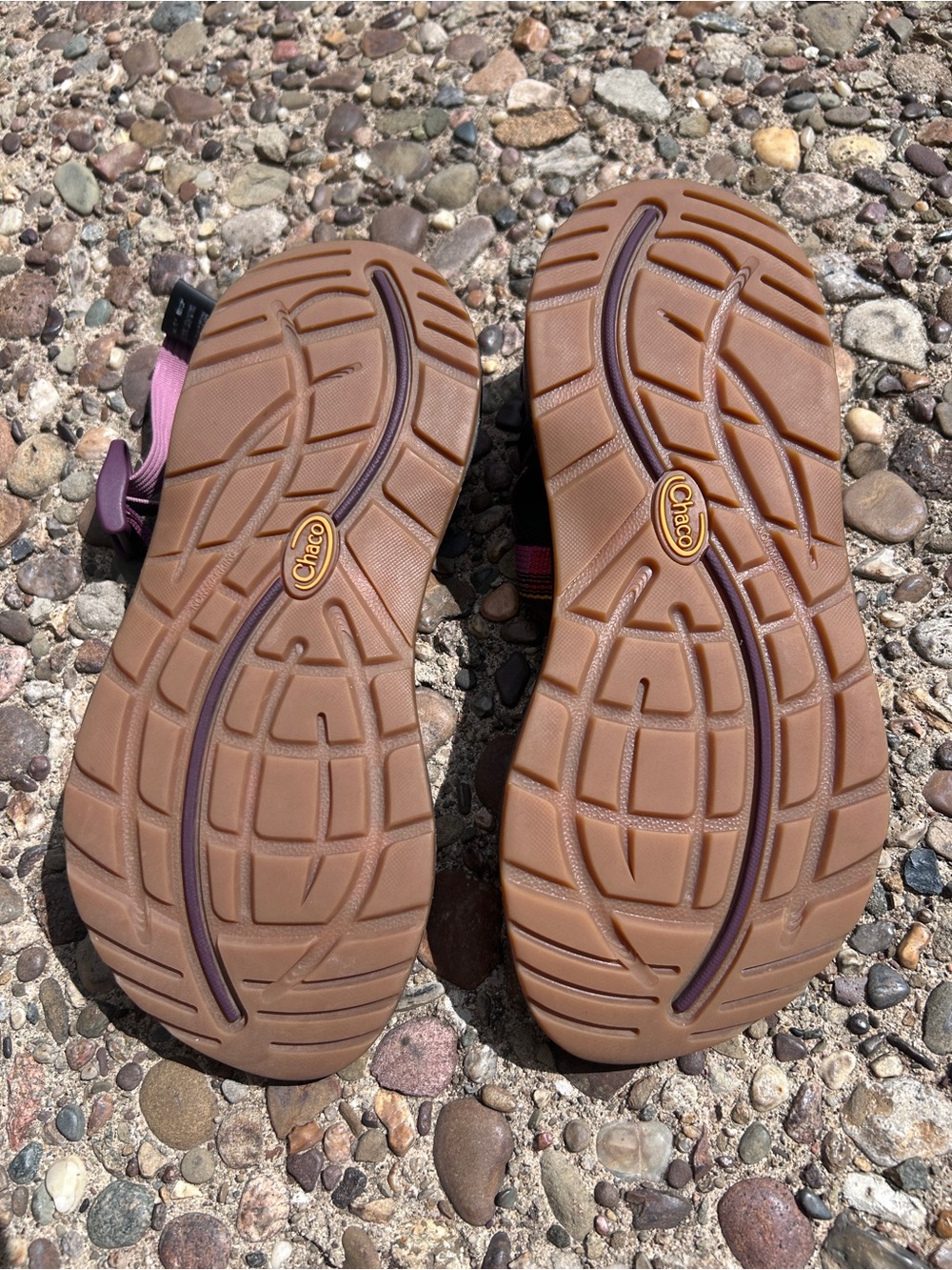 Chaco Size 7 Sandal Z/1 | Navy Pink Purple Orange Yellow | Errorweave Classic - Picture 8 of 9